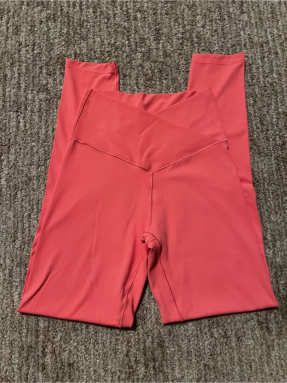 aerie Coral High-Waist V-Waist Leggings